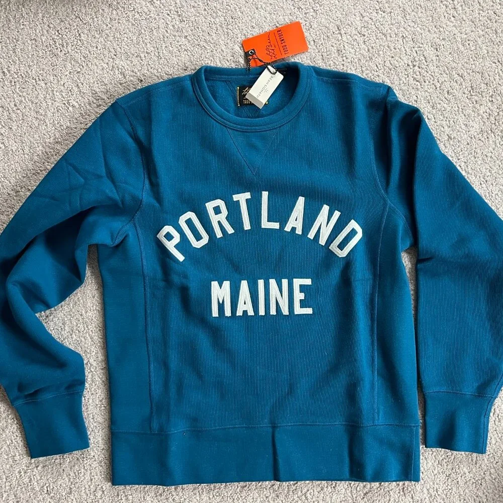 Todd Snyder x L.L. Bean Portland Maine Crewneck Sweatshirt - Picture 1 of 4